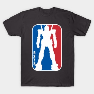 Gundam RX 78 NBA Logo basketball T-Shirt